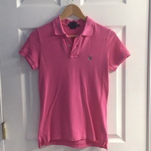 Pink Ralph Lauren Polo Shirt